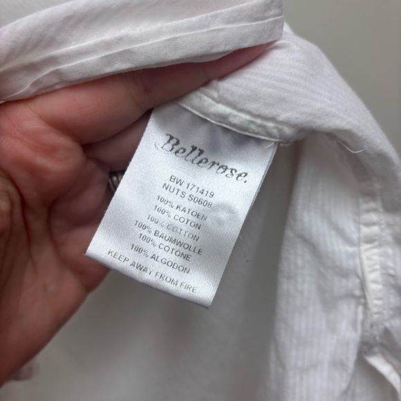 Bellerose Sleeveless Button Front Blouse - Picture 8 of 11